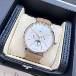 IWC Portofino 3836-2 Movement 40mm Beige Italian Calfskin Leather Strap White Face 3836/2 Watch